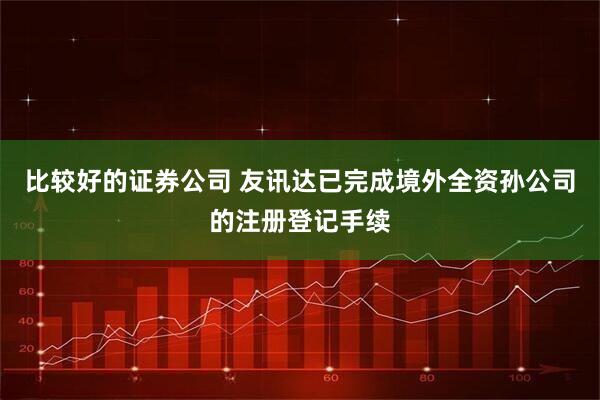 比较好的证券公司 友讯达已完成境外全资孙公司的注册登记手续